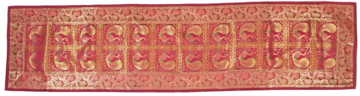 Banarasi Brocade Silk Table Runner Set - Image 4