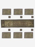 Banarasi Brocade Silk Table Runner Set