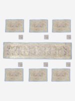 Banarasi Brocade Silk Table Runner Set