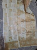 Premium Poona Silk Handwoven Floral Motif Saree - Image 2