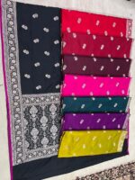Silk Banarasi Floral Alfi Border Jaal Saree